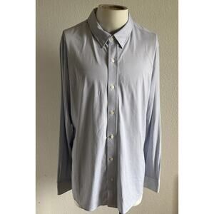NWT Men’s Rhone Commuter Shirt Business Blue Button Down XL